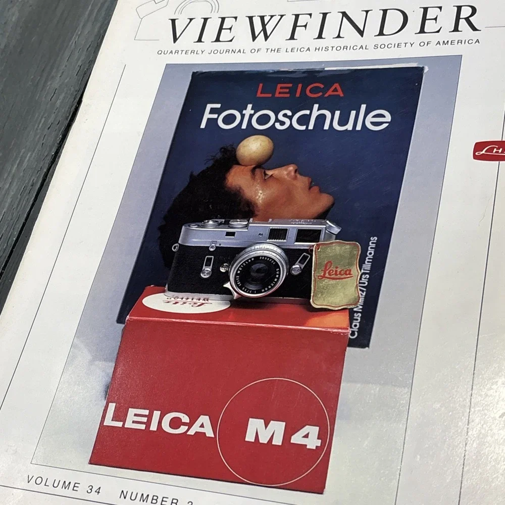 2001 V34 1-4 ~ Viewfinder Leica Quarterly Journals (LHSA) - Rare!